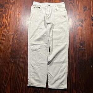 Lee 28x28 Y2K Straight Leg Jeans Beige Denim